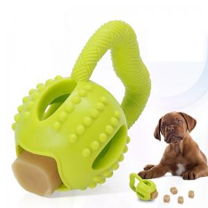 Custom pet dog molar toy for dog chew interactive pet leakage food toy 