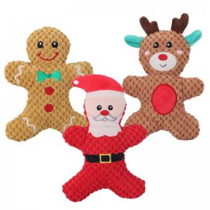 durable plush dog toy Christmas pet toys