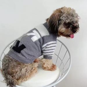 thickened warm knitted sweater pet dog sweater